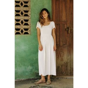 Christy Dawn Cream Midi Dress